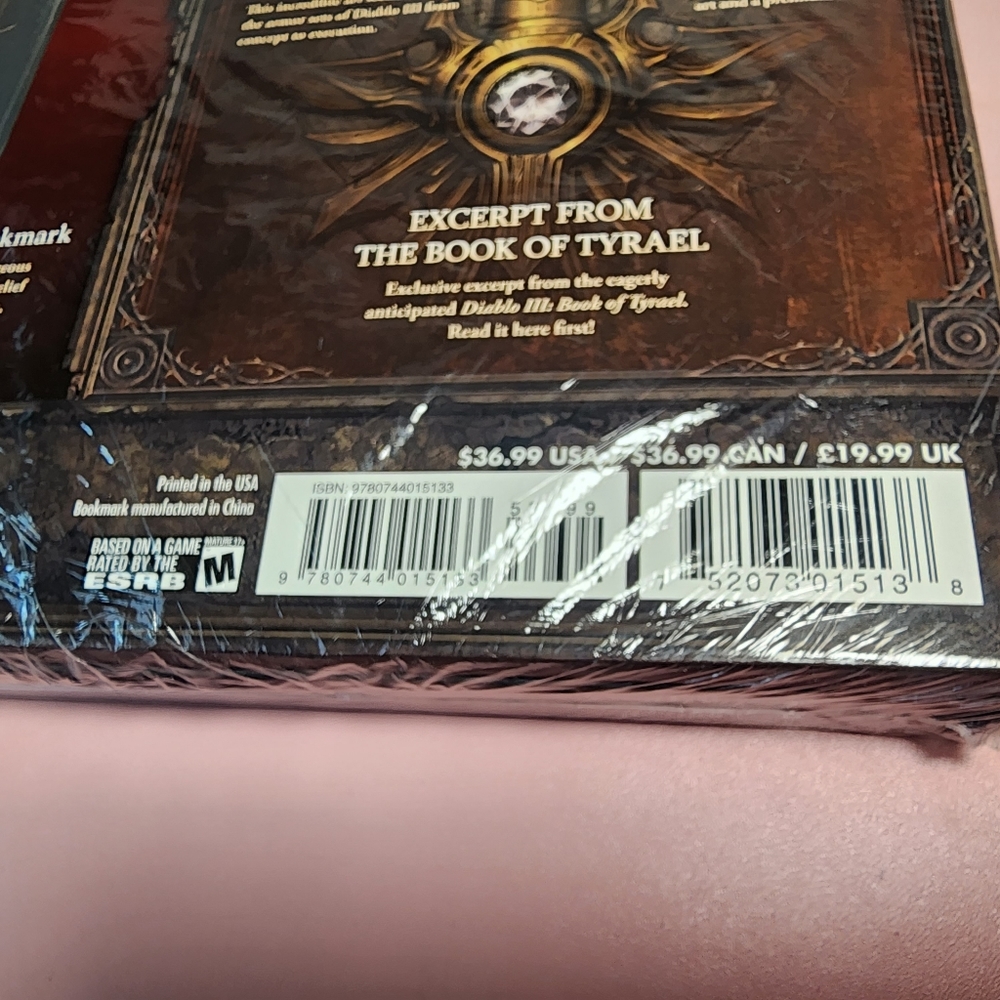 Diablo III Limited Edition Strategy Guide with Bookmark NEW & Sealed - Picture 3 of 4